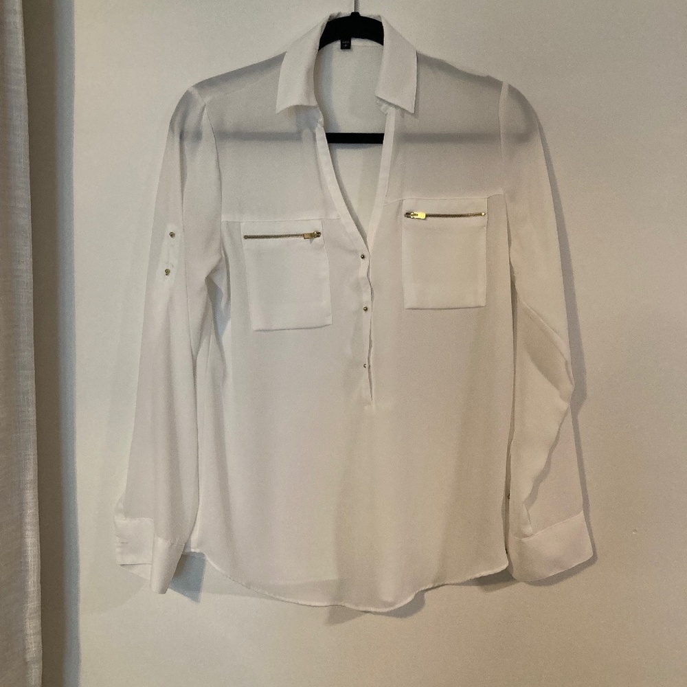 Express White Blouse
